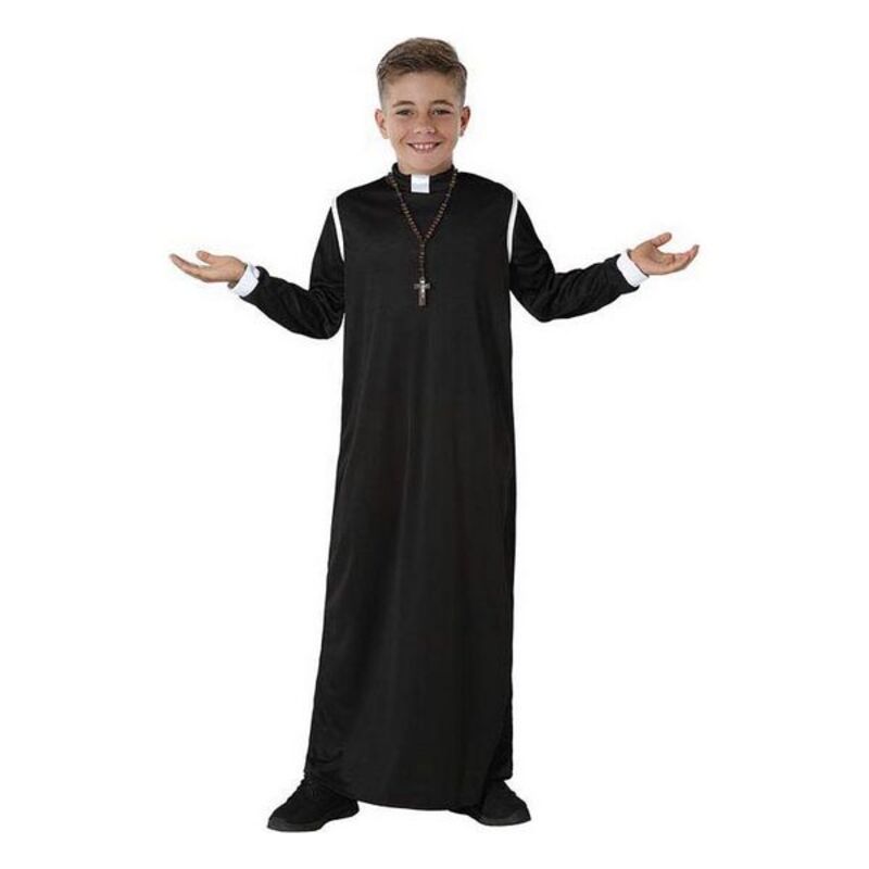 Kostume til børn Præst Sort