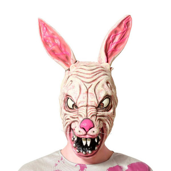 Mask Halloween Rabbit Latex