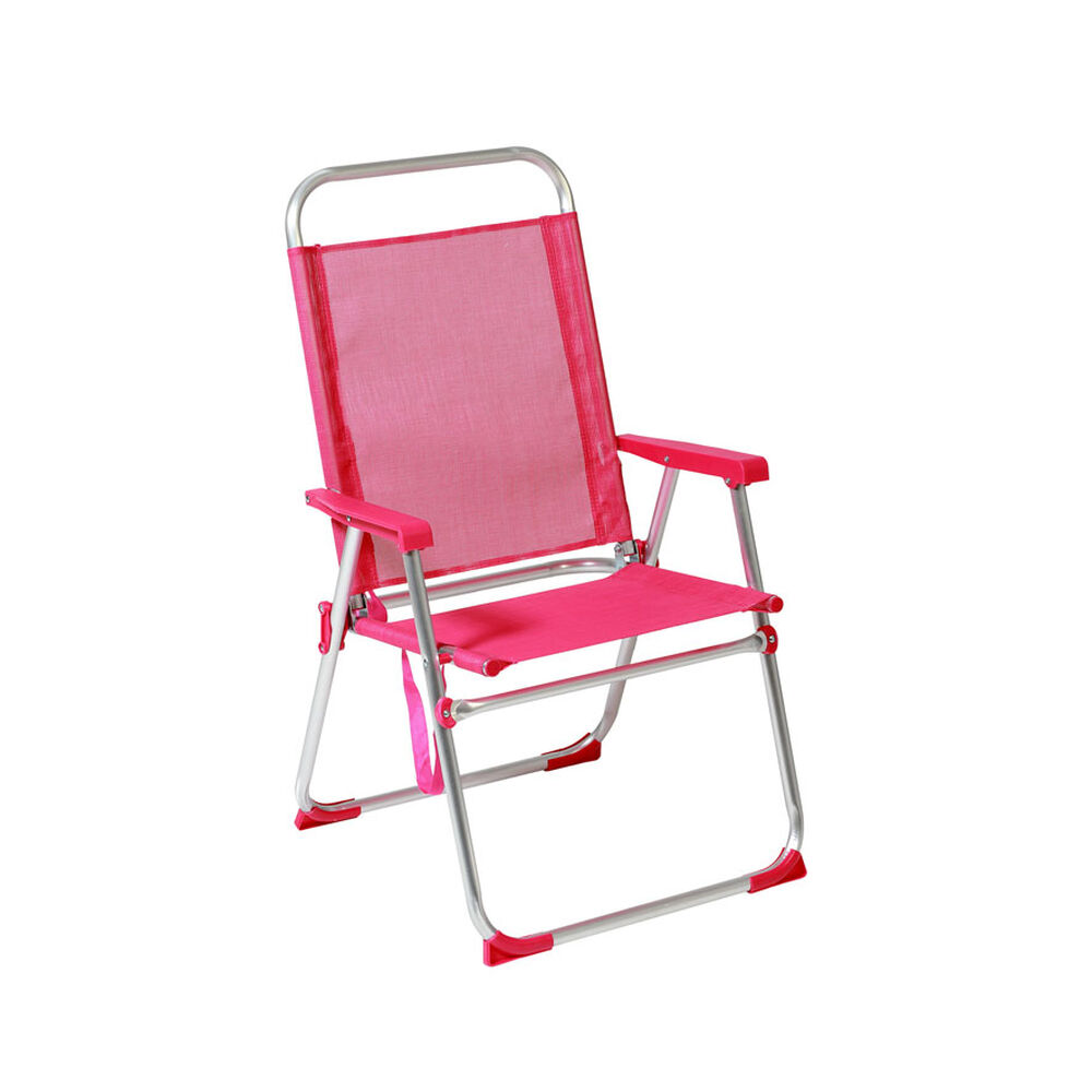 Beach Chair Fuchsia Aluminium 22 mm (52 x 56 x 92 cm)