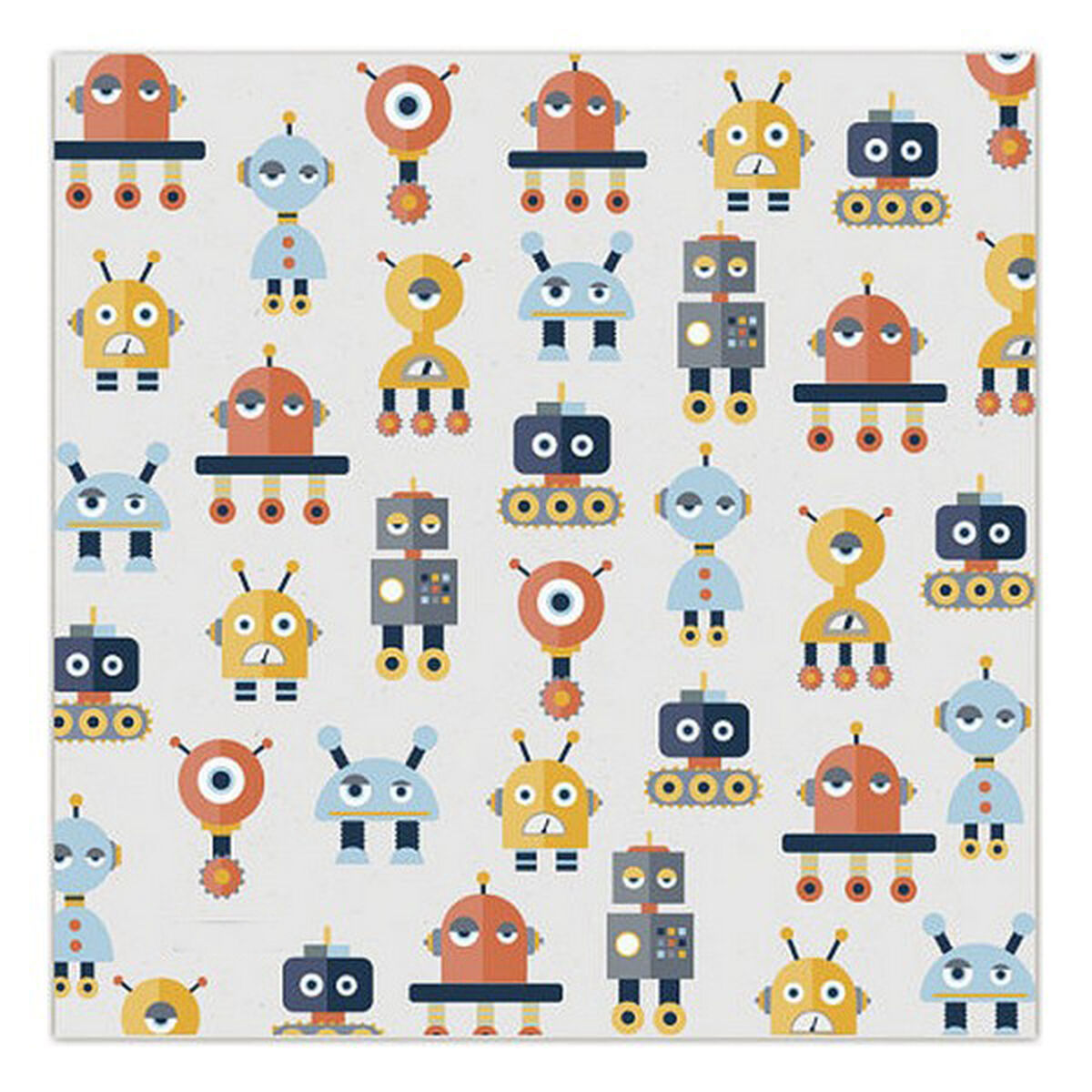 Hygienic Reusable Fabric Mask Children’s Robot