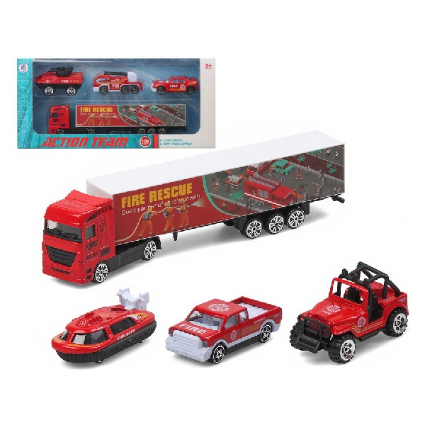 Camion Autotransporteur Action Team (28 x 13 cm)