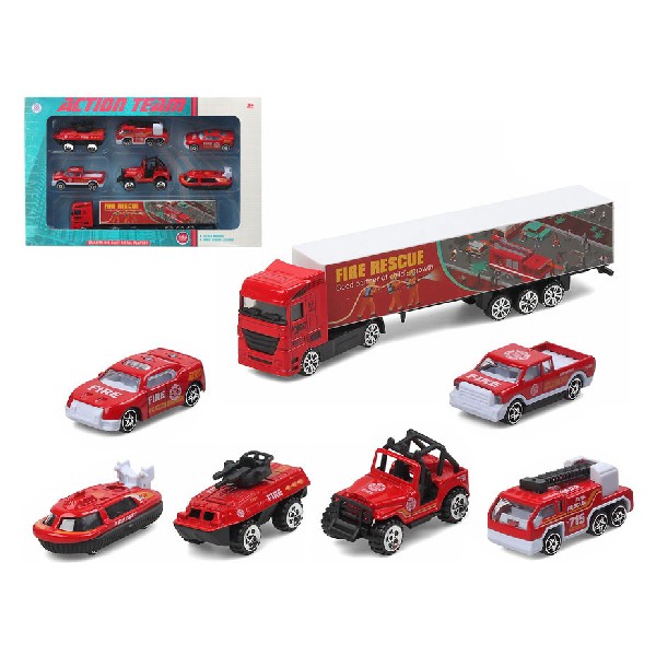 Camion Autotransporteur Action Team (28 x 13 cm)