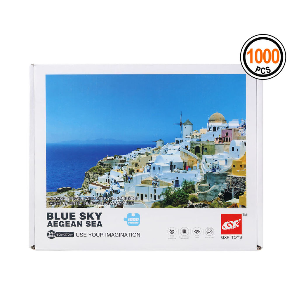 Puslespill Blue Sky Aegean Sea 1000 pcs