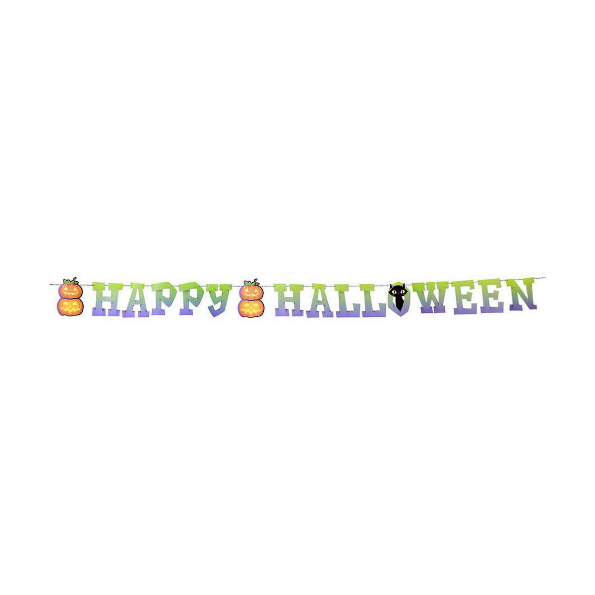 Guirlande 350 cm Citrouille Squelette Halloween