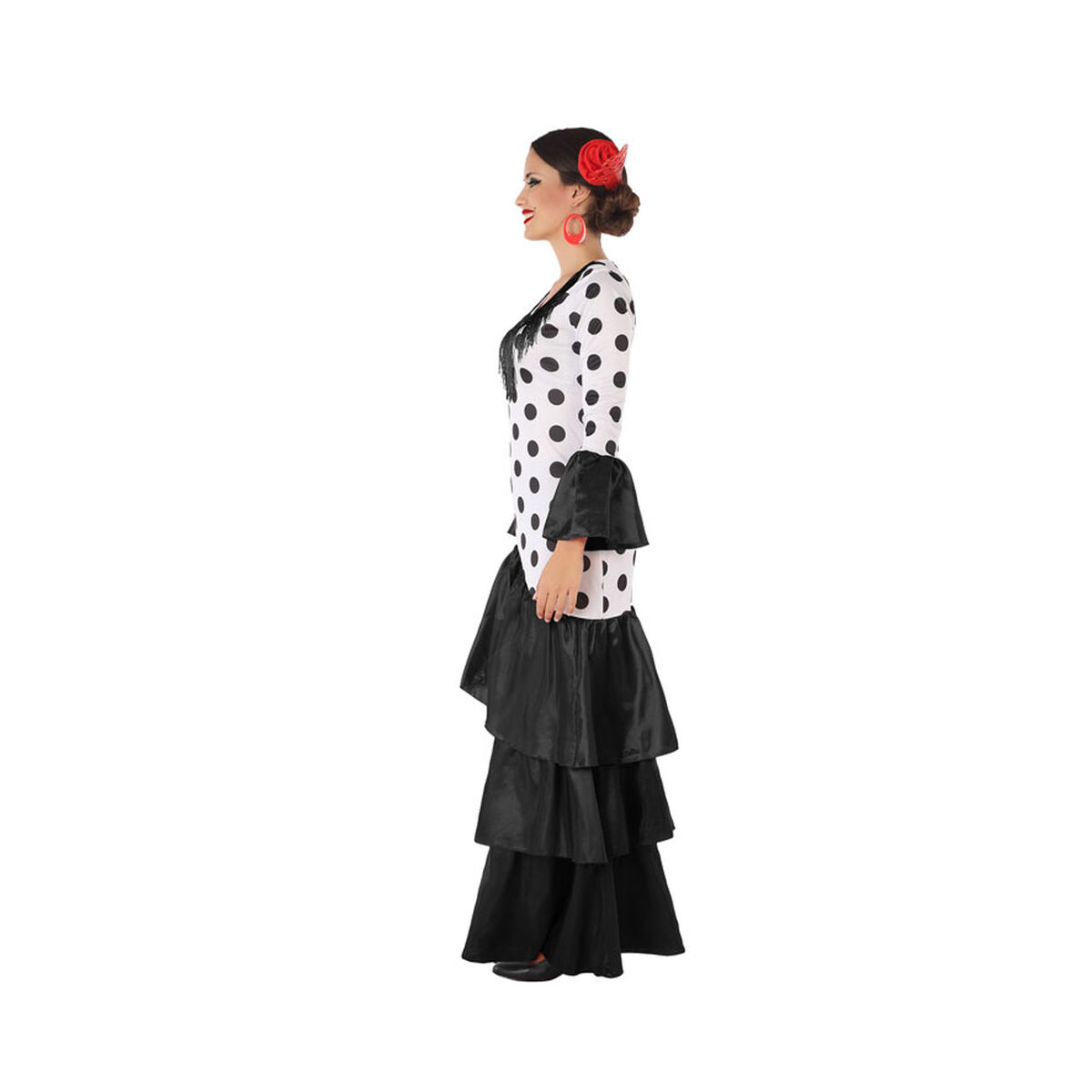 Déguisement pour Adultes Noir Danseuse de Flamenco XXL
