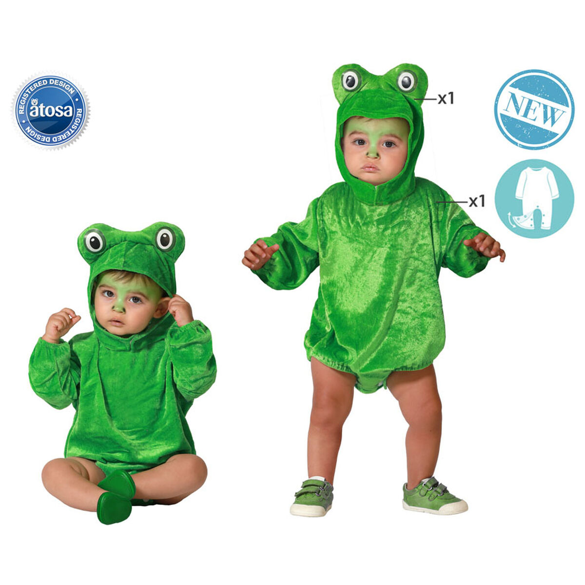 Image secondaire de Déguisement pour Bébés Grenouille