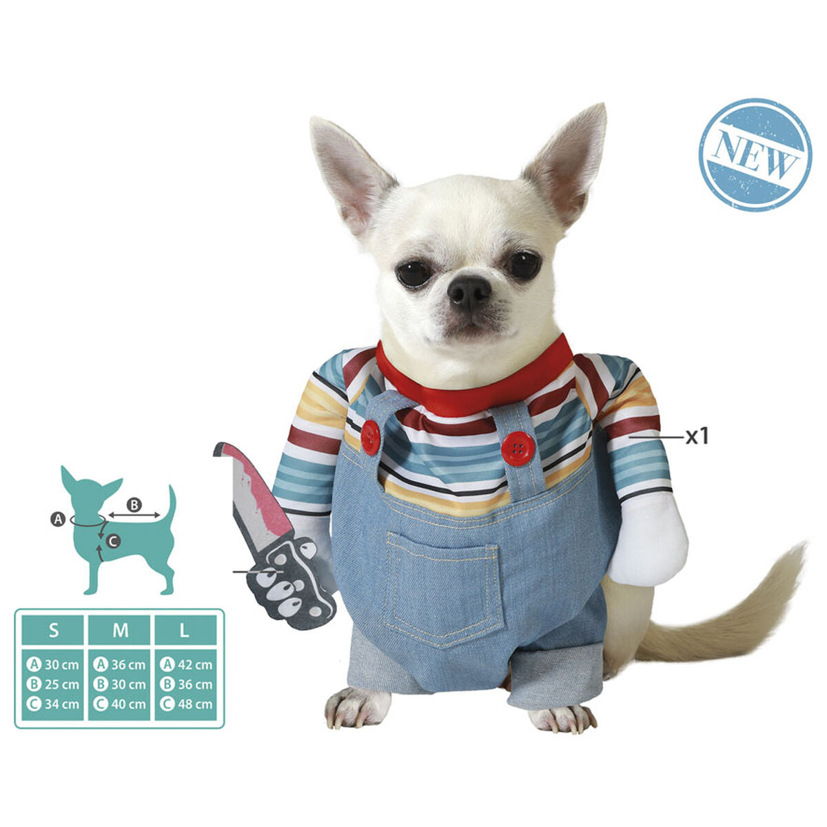 Si vous êtes à la recherche de nouvelles tendances sur le marché, nous vous présentons déguisement pour chien M ! Type: HalloweenTaille: M