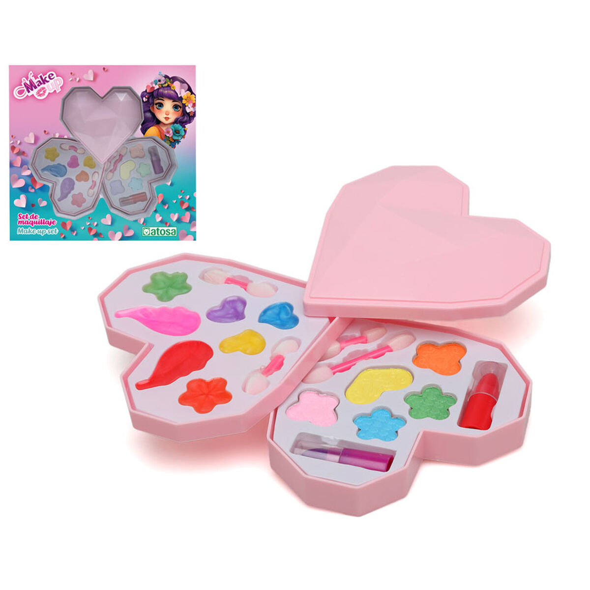 Kit de maquillage pour enfant Coeur