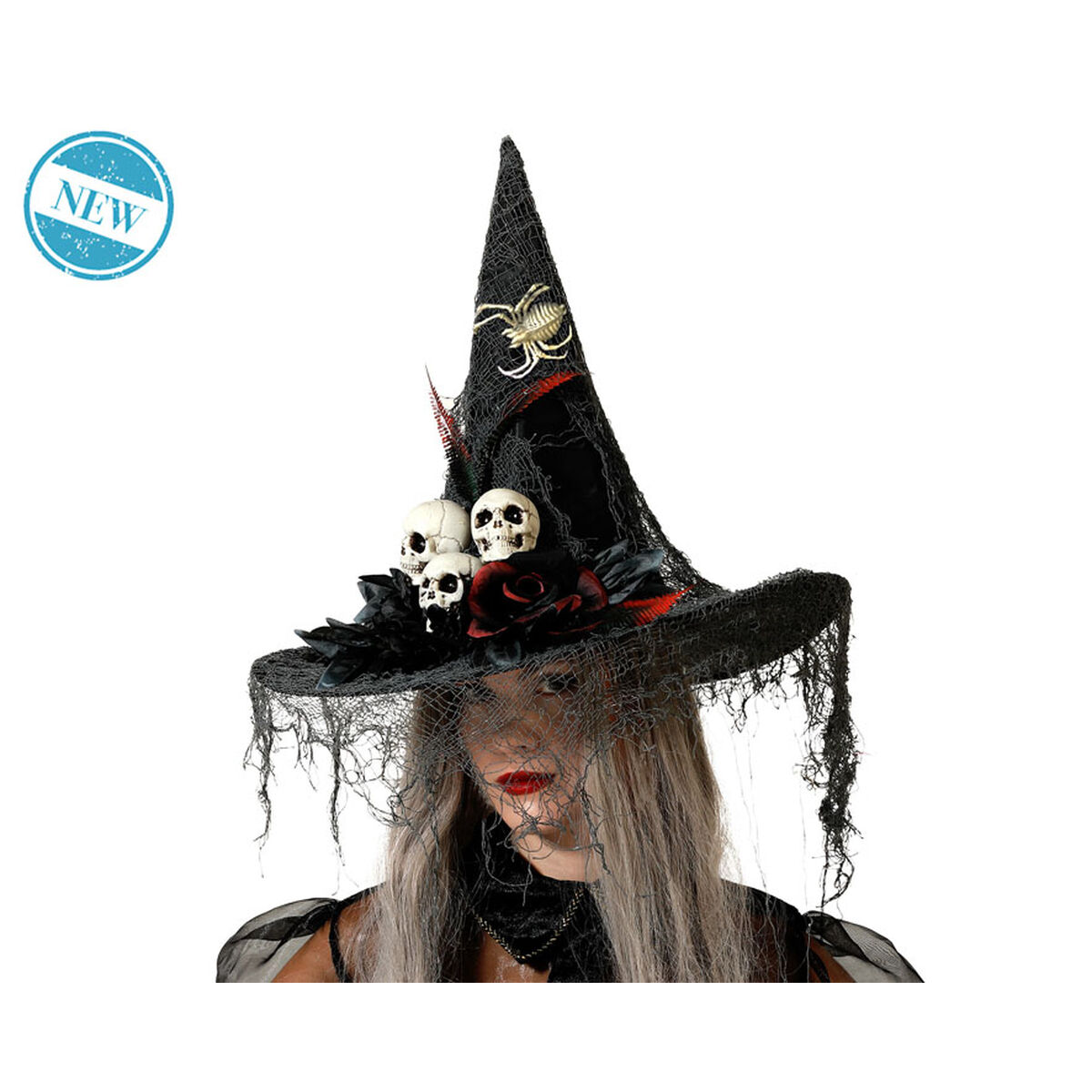 Image secondaire de Accessoire de costumes Sorcière Chapeau