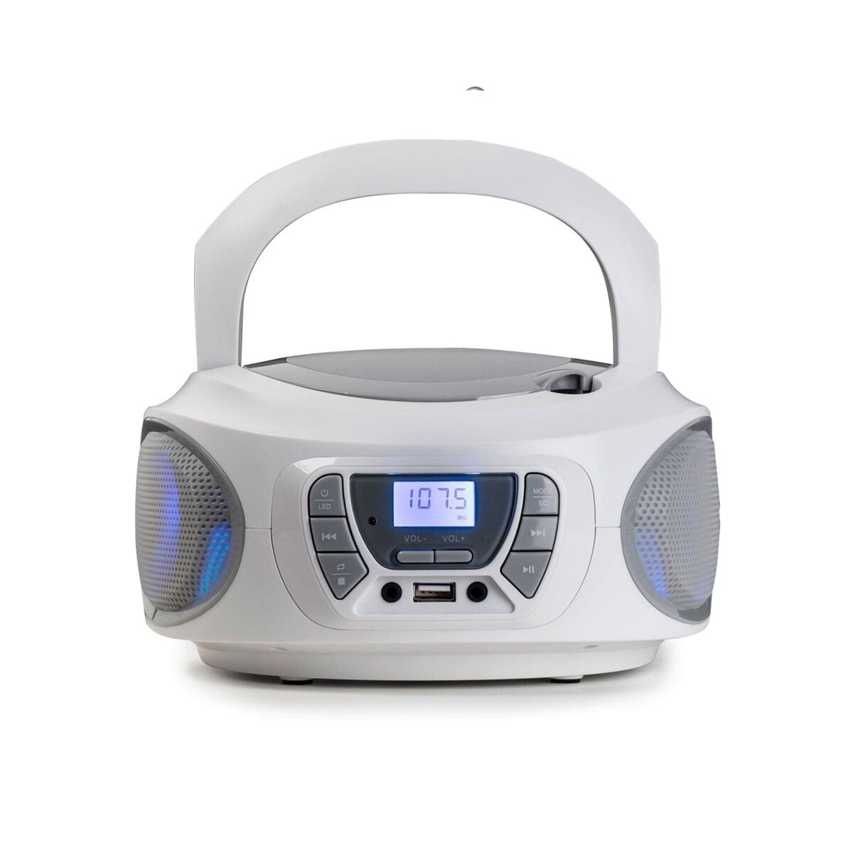 Radio-CD Bluetooth MP3 FONESTAR BOOM-ONE-B Blanc