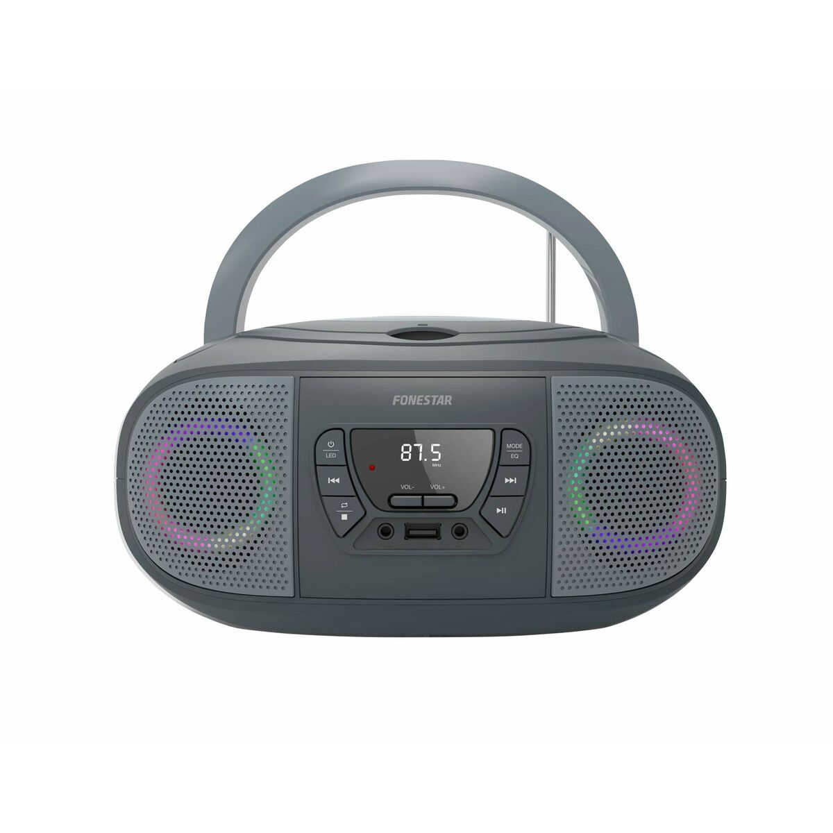 Radio-CD Bluetooth MP3 FONESTAR BOOM-GO-G Gris