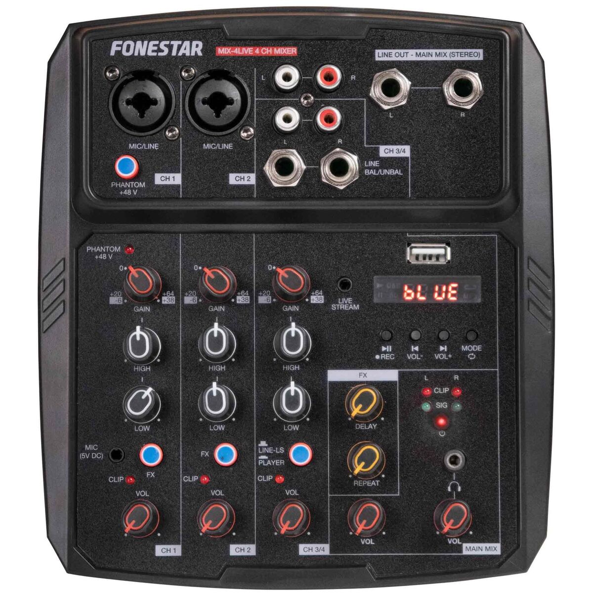 Picture of DJ table FONESTAR MIX-4LIVE