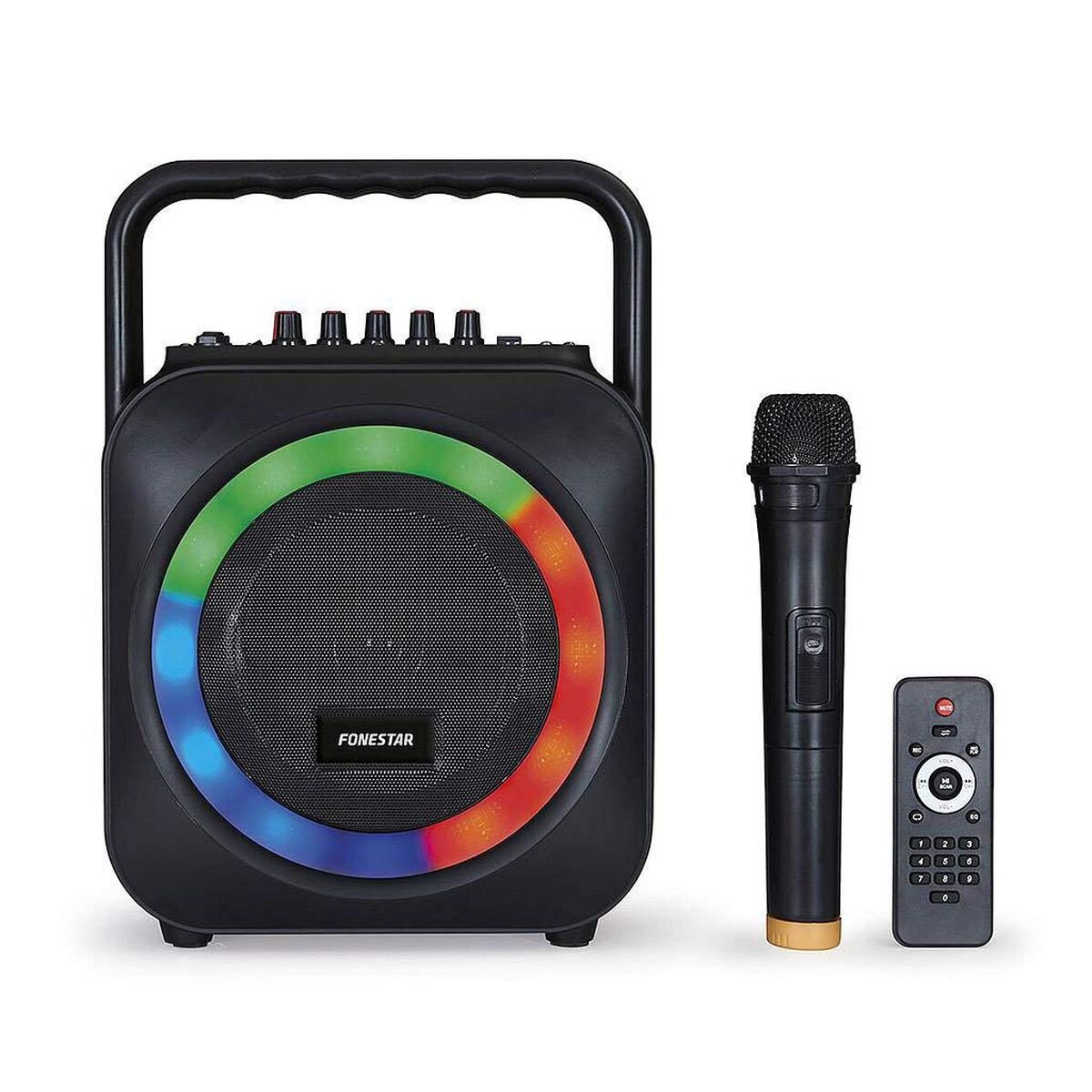 PC Speakers FONESTAR BOX-35LED Black Amber