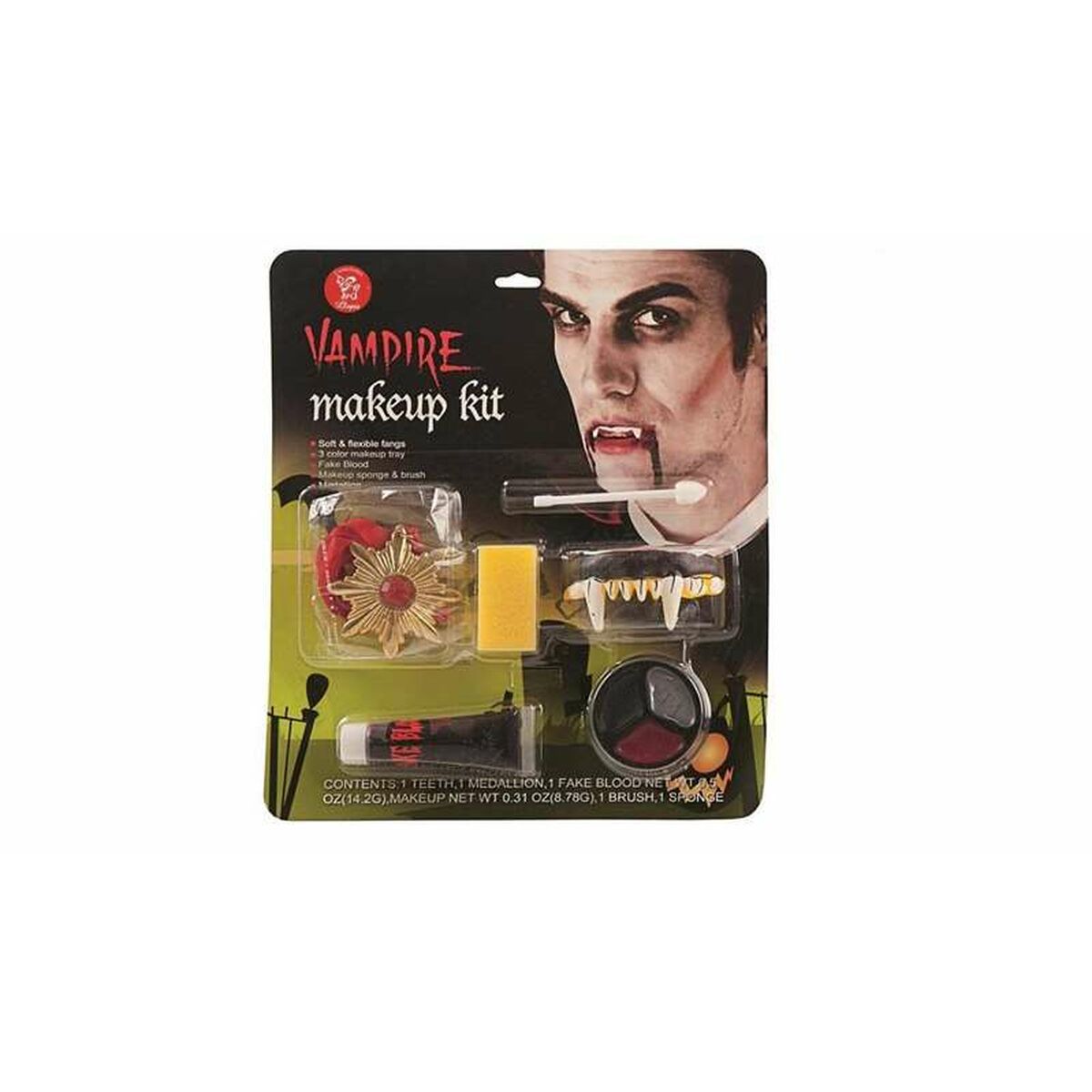 Kit de maquillage pour enfant Vampire 6 Pièces