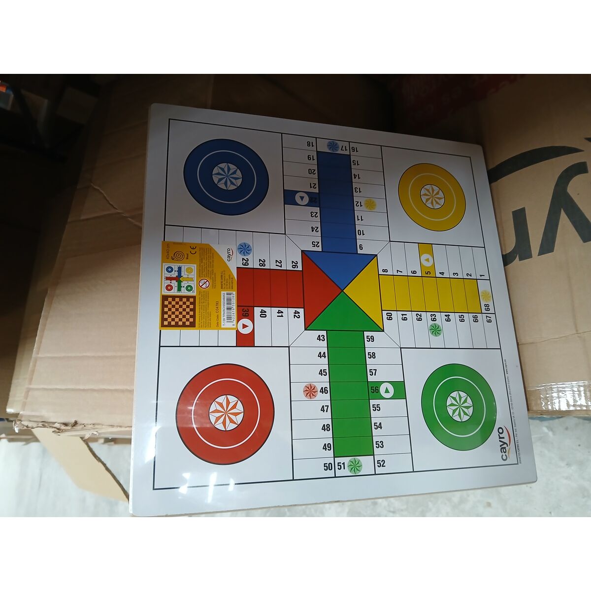 Parchís, Chess and Checkers Board Cayro T-139 (40 x 40 cm) 40 x 40 cm