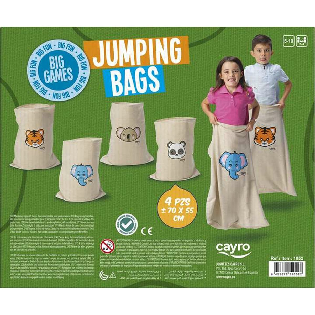Skills game Cayro Jumping bags 4 Pieces