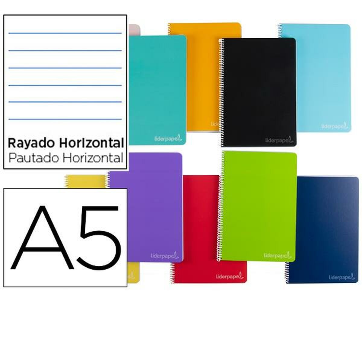 Cahier Liderpapel BJ07 A5 140 Volets