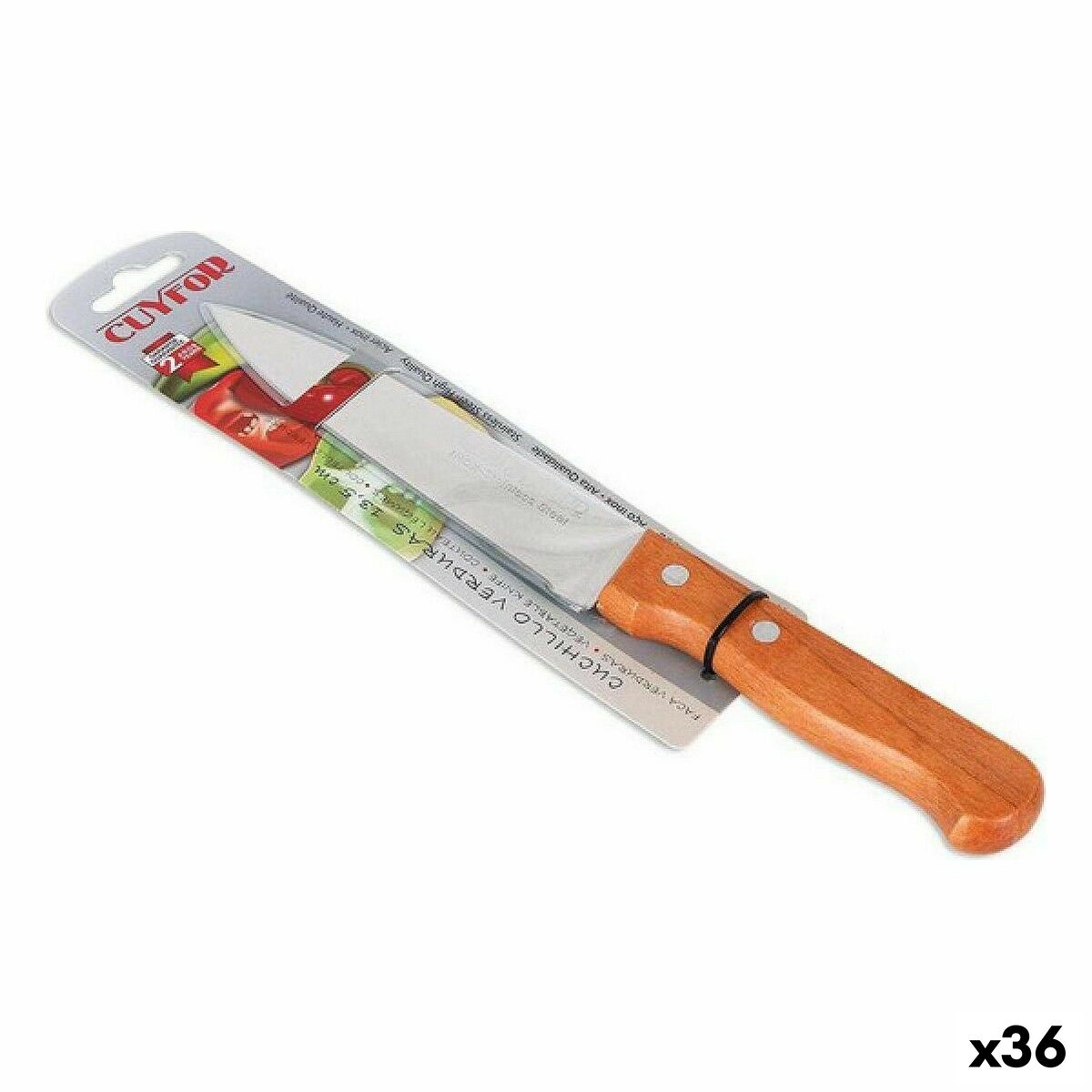Μαχαίρι Κουζίνας Quttin Natura 24,5 cm (36 Μονάδες)