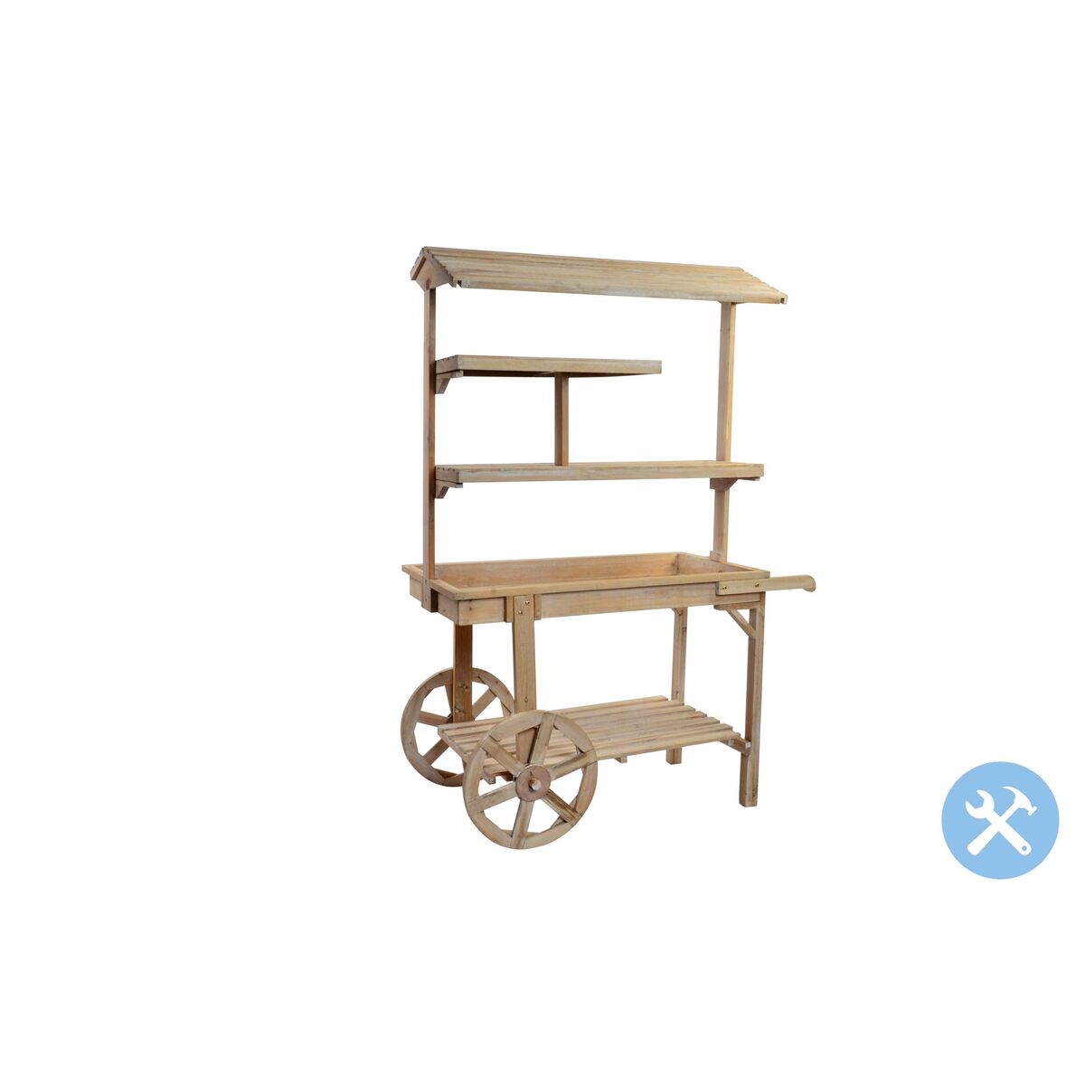 Toonbankdisplay DKD Home Decor Hout 118 x 53 x 166 cm