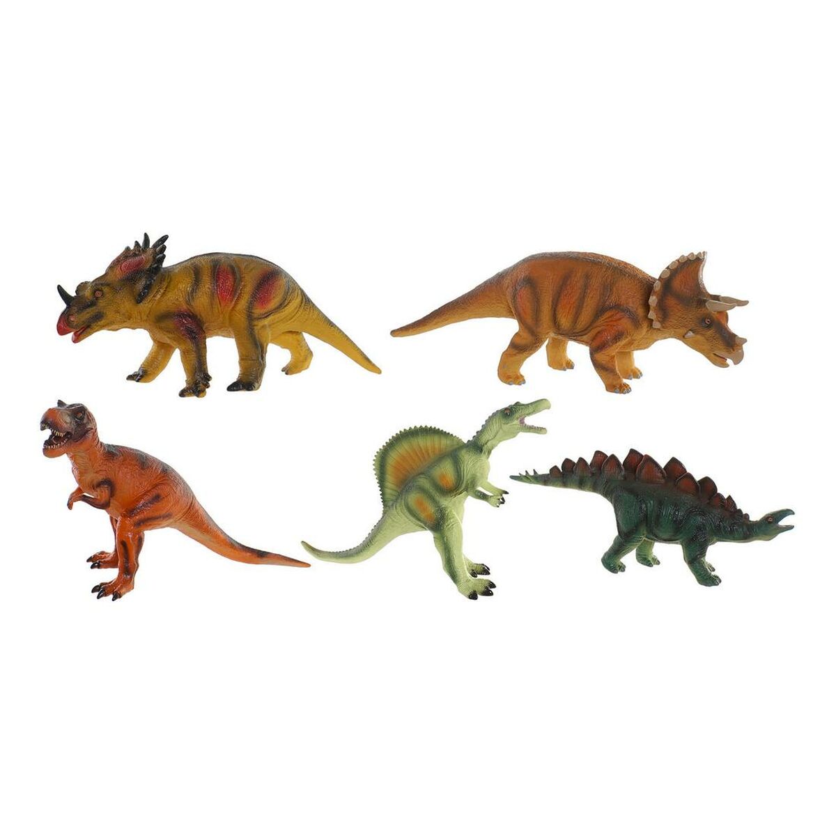 Dinosaur DKD Home Decor 6 enheder 48 x 23 x 34,5 cm Blød