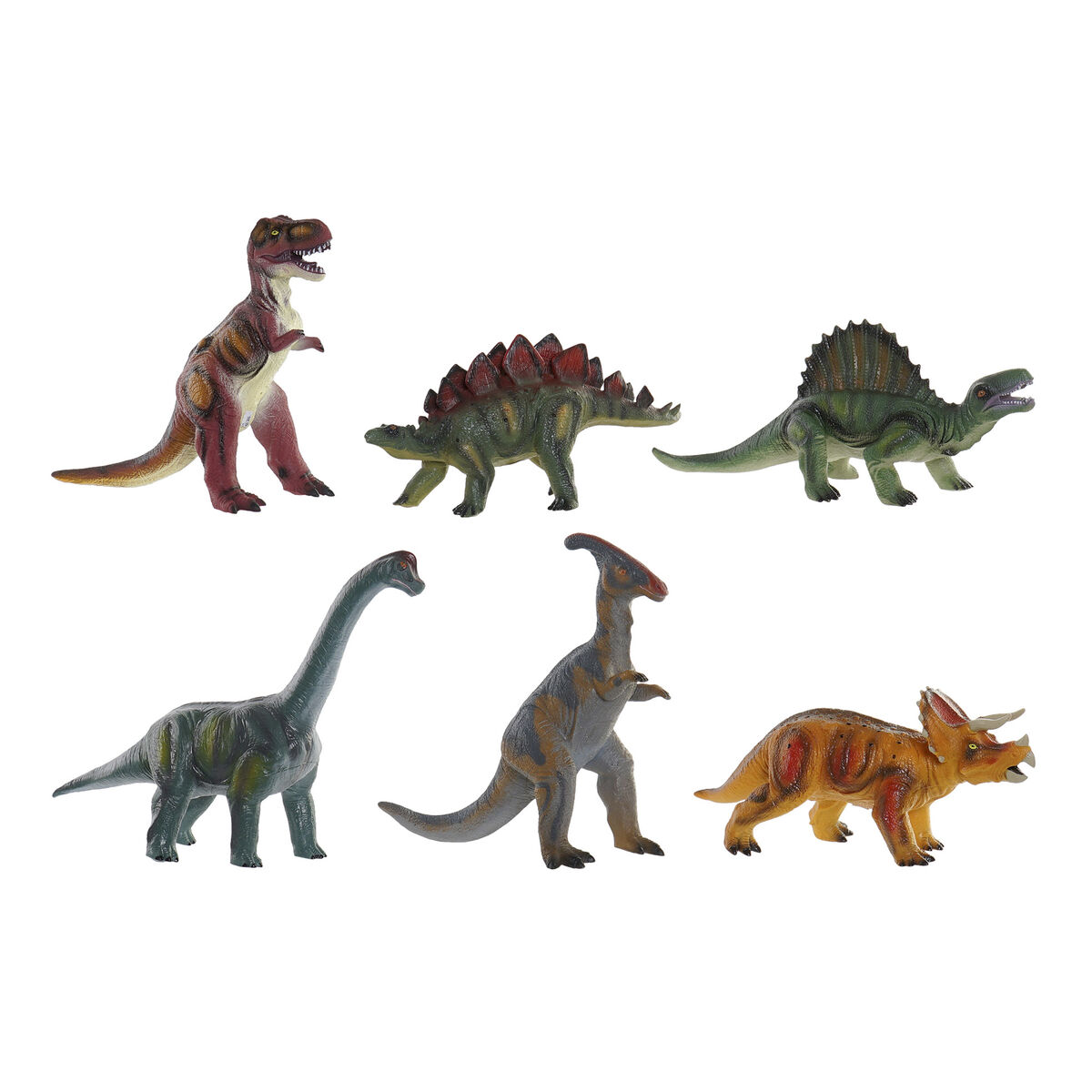 Dinosaur DKD Home Decor 6 Dele 36 x 12,5 x 27 cm