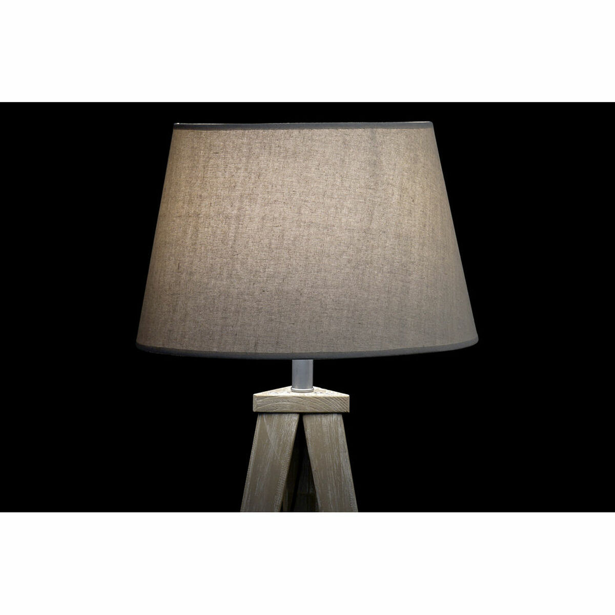 Floor Lamp DKD Home Decor 40 x 40 x 154 cm Beige Metal Cream Plastic 220 V 25 W 60 W Pinewood (2 Units)