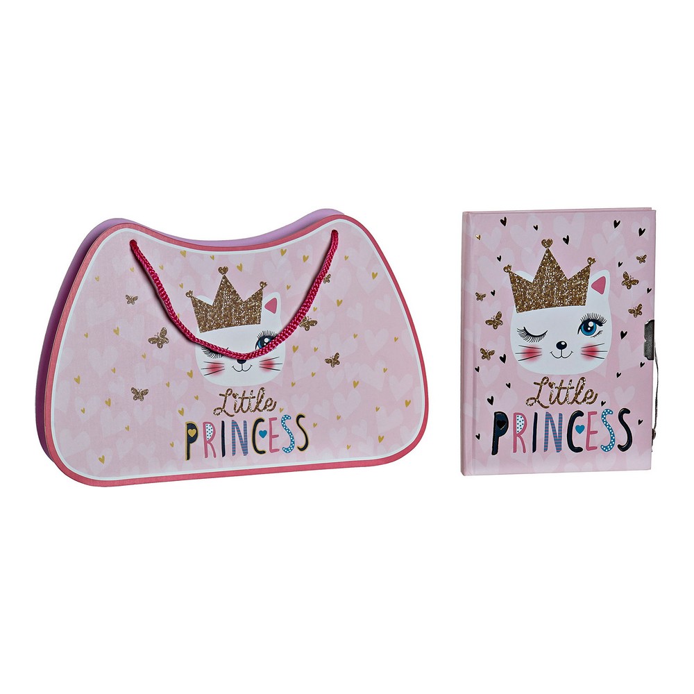 Agenda avec accessoires DKD Home Decor Princess Rose (27 x 4.3 x 17.5 cm)
