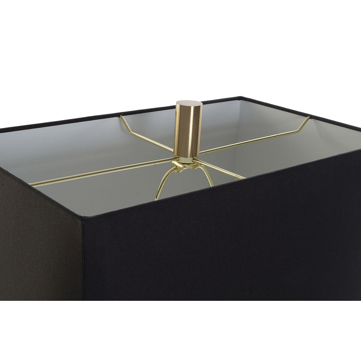 Desk lamp DKD Home Decor Black Golden Metal 60 W 240 V 38 x 23 x 78 cm