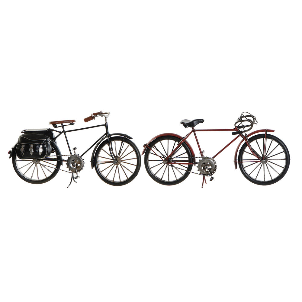 Vehicle DKD Home Decor Ornamental Vintage Bicycle (2 pcs) (30 x 7 x 15.5 cm)