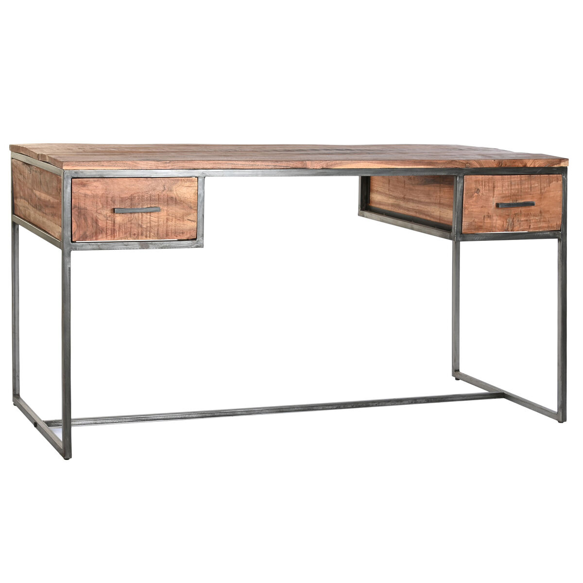 Skrivebord DKD Home Decor Metal Akacie (150 x 60 x 77 cm)