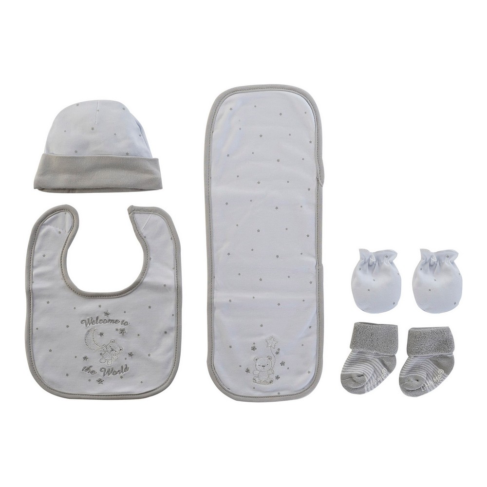 Bib and booties set DKD Home Decor 0-6 Months Cotton