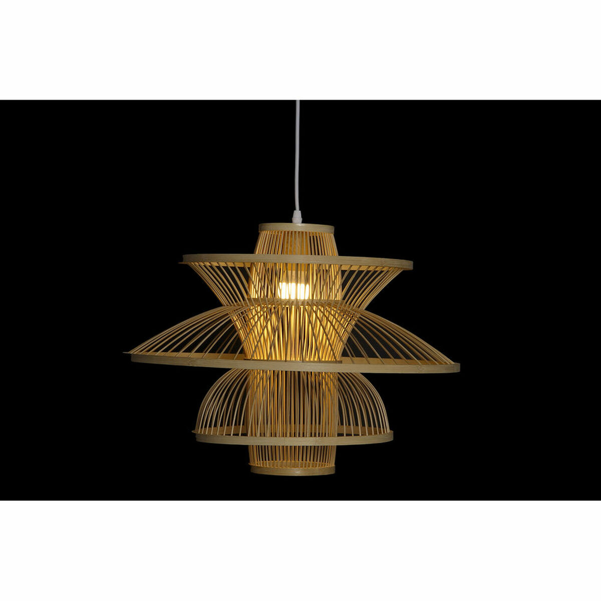 Image secondaire de Suspension DKD Home Decor Bambou (50 x 50 x 37 cm)