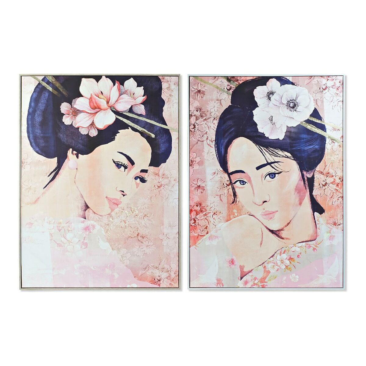 Cadre DKD Home Decor CU-179961 Geisha 103,5 x 4,5 x 144 cm Oriental (2 Unités)