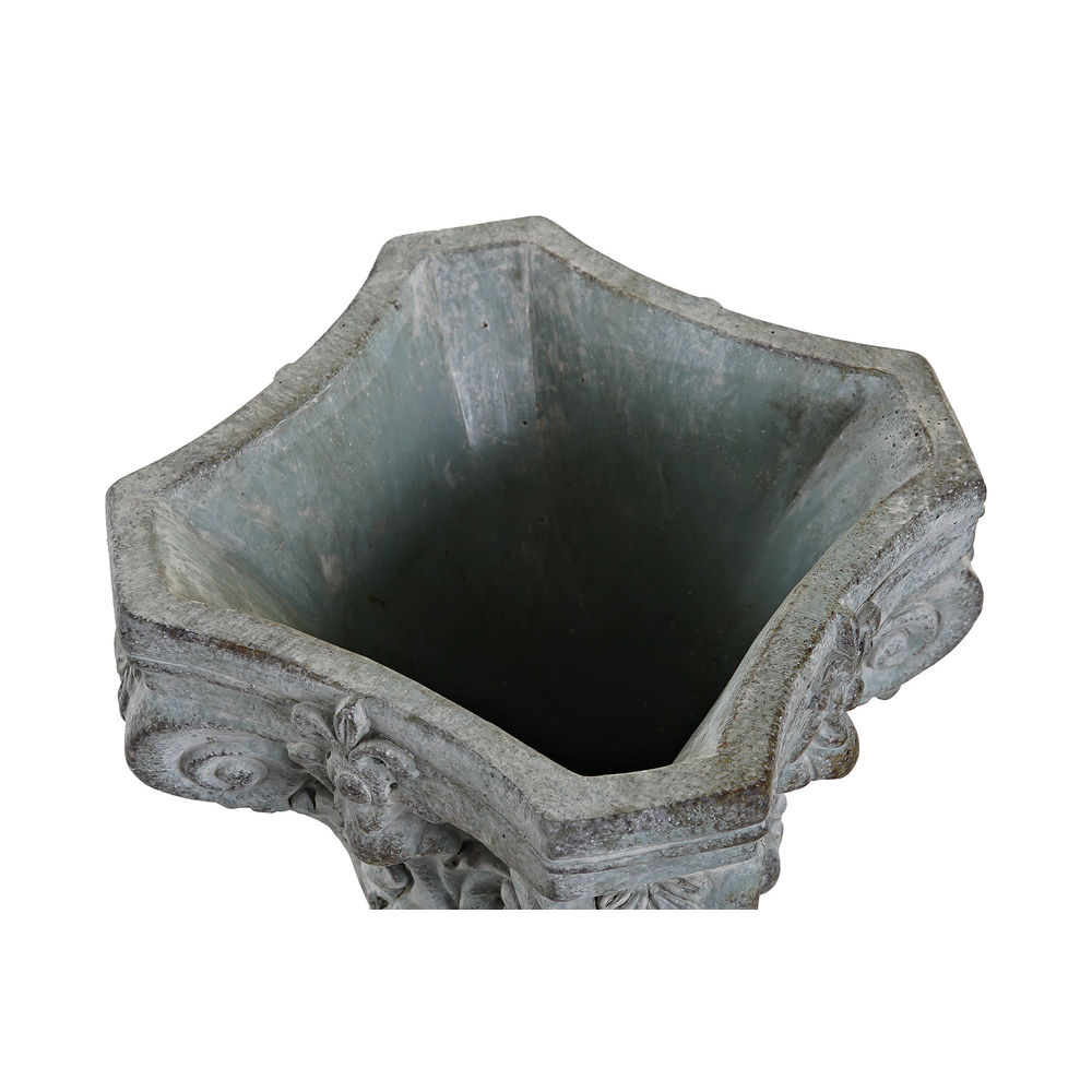 Planter DKD Home Decor 8424001801411 Grey Cement Traditional (17 x 17 x 16 cm)