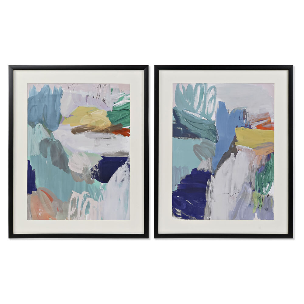 Painting DKD Home Decor Abstract (60 x 3 x 76 cm) (2 pcs)