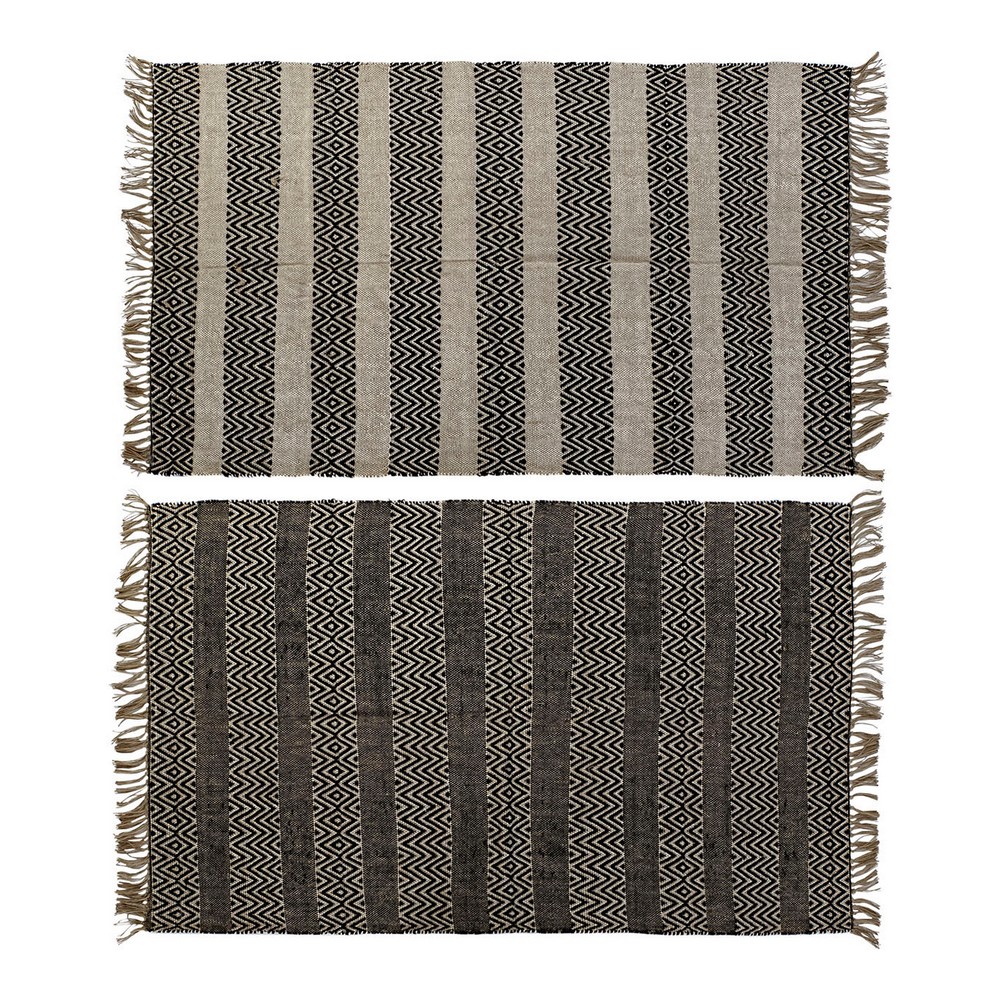 Carpet DKD Home Decor Jute Cotton Boho (2 pcs) (120 x 180 x 1 cm)