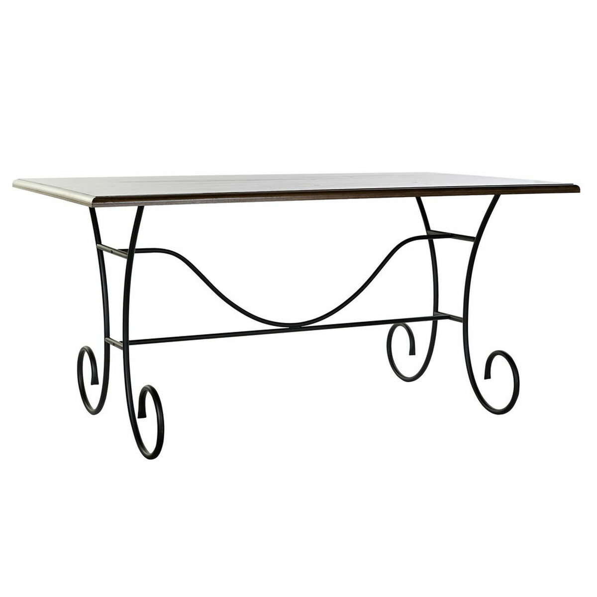 Dining Table DKD Home Decor Fir Ironwork (159 x 90 x 78 cm)