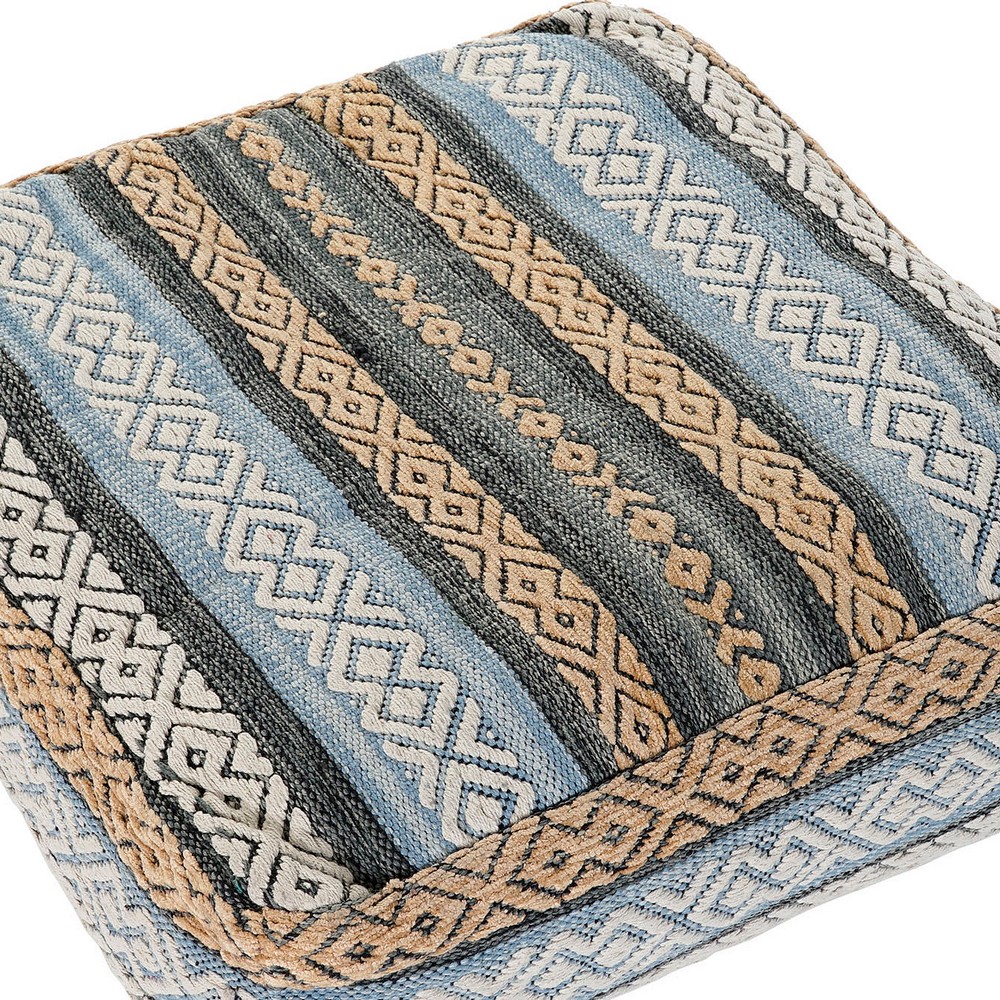 Cushion DKD Home Decor Cotton Stripes (60 x 60 x 25 cm)
