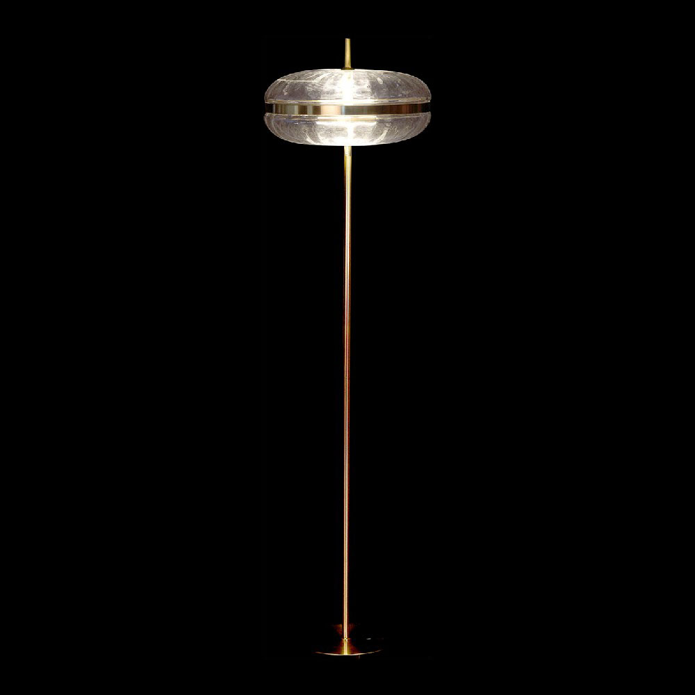Floor Lamp DKD Home Decor Metal Crystal (35 x 35 x 155 cm)
