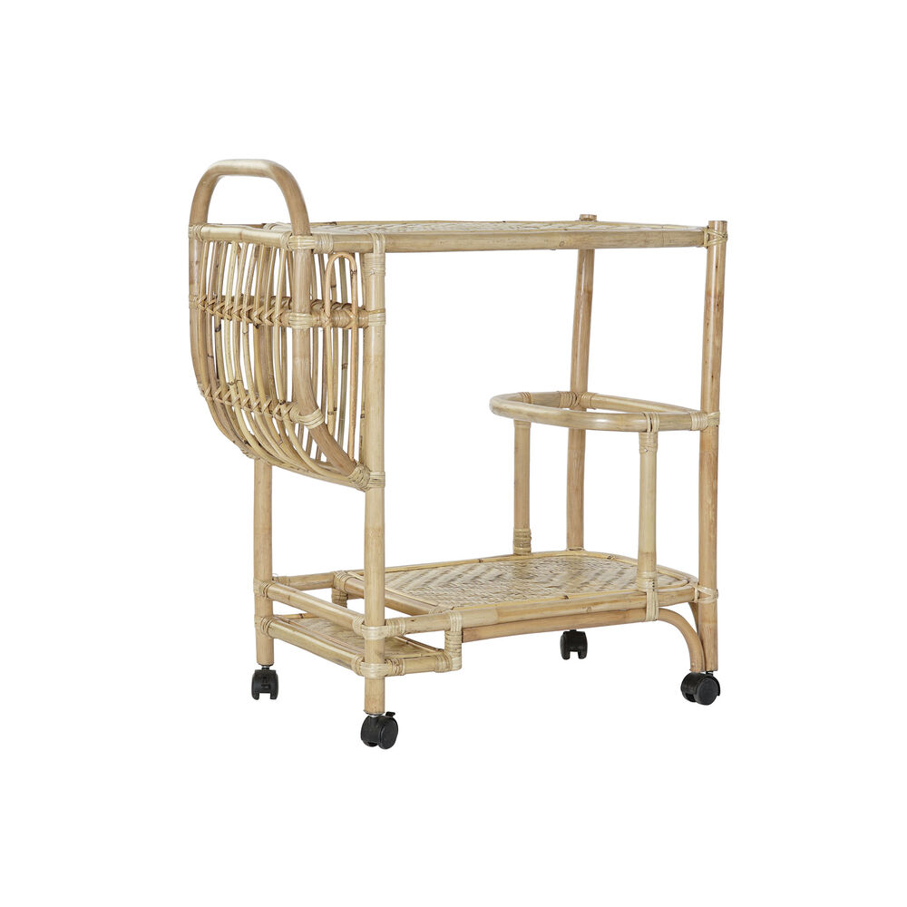 Multi-purpose Cart DKD Home Decor Bamboo Rattan (72 x 38 x 80 cm)