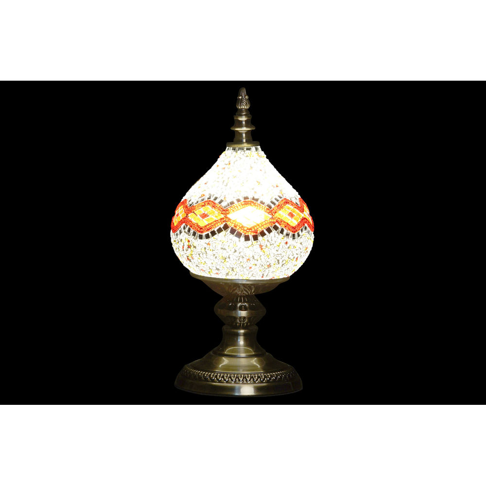 Desk lamp DKD Home Decor Crystal Metal Multicolour 240 V 50 W (18 x 18 x 38 cm) (2 pcs)
