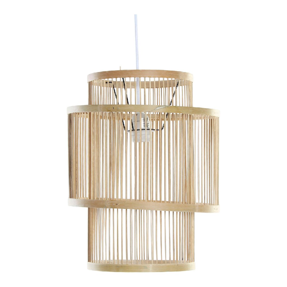 Ceiling Light DKD Home Decor Bamboo (22 x 22 x 40 cm) (33 x 33 x 40 cm)