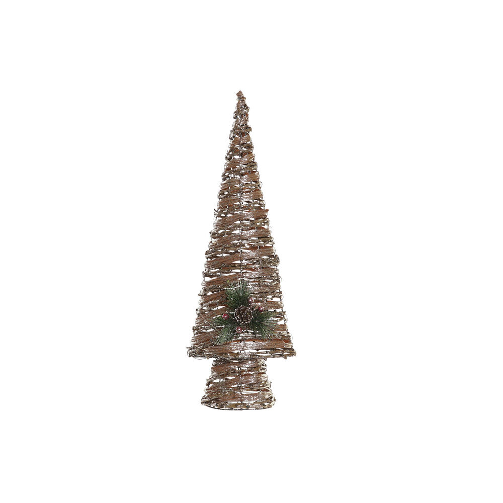 Christmas Tree DKD Home Decor Rattan LED (20 x 13 x 60 cm)