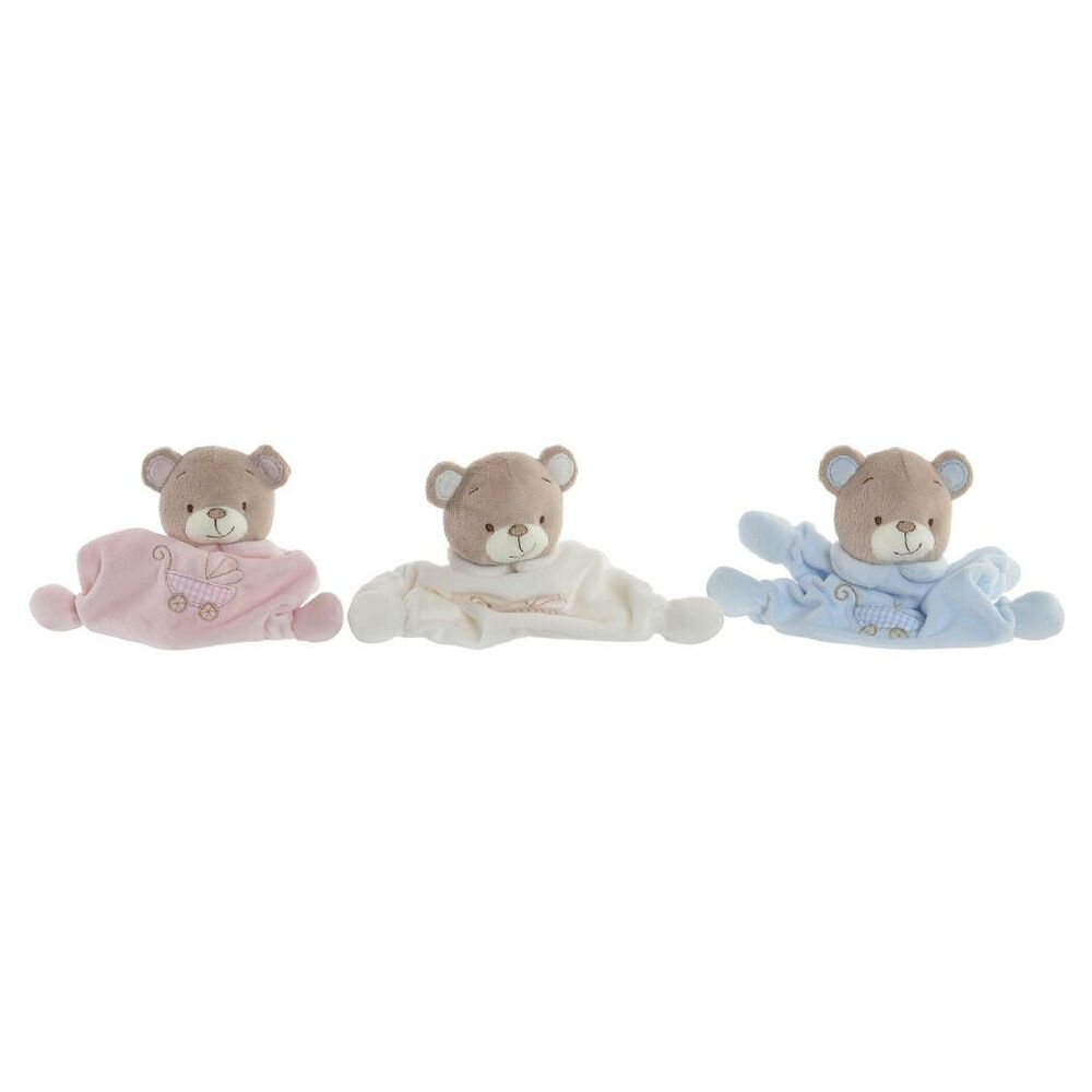 Baby Comforter DKD Home Decor Bear (3 pcs)