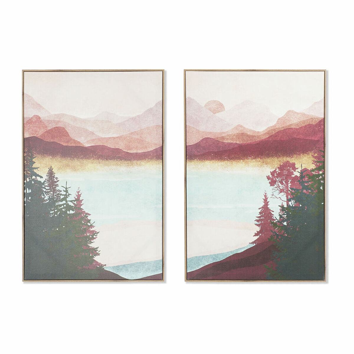 Καμβάς DKD Home Decor Καμβάς Ξύλο MDF 60 x 3 x 90 cm