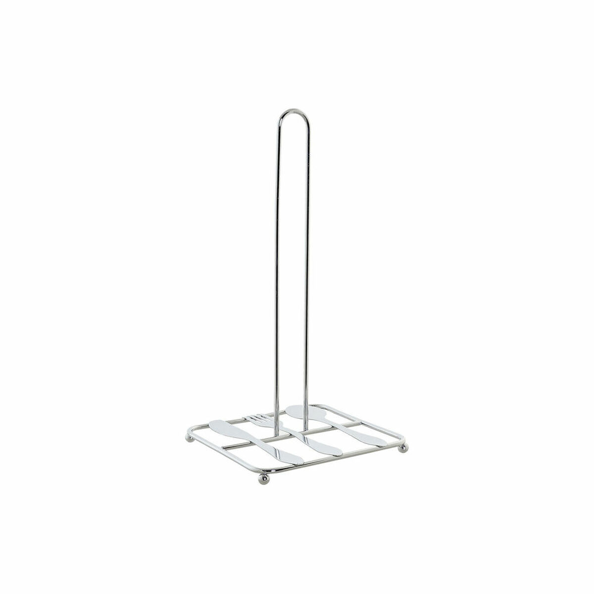 Portarrollos de Cocina DKD Home Decor Plateado Metal Plástico 15 x 16 x 29,5 cm