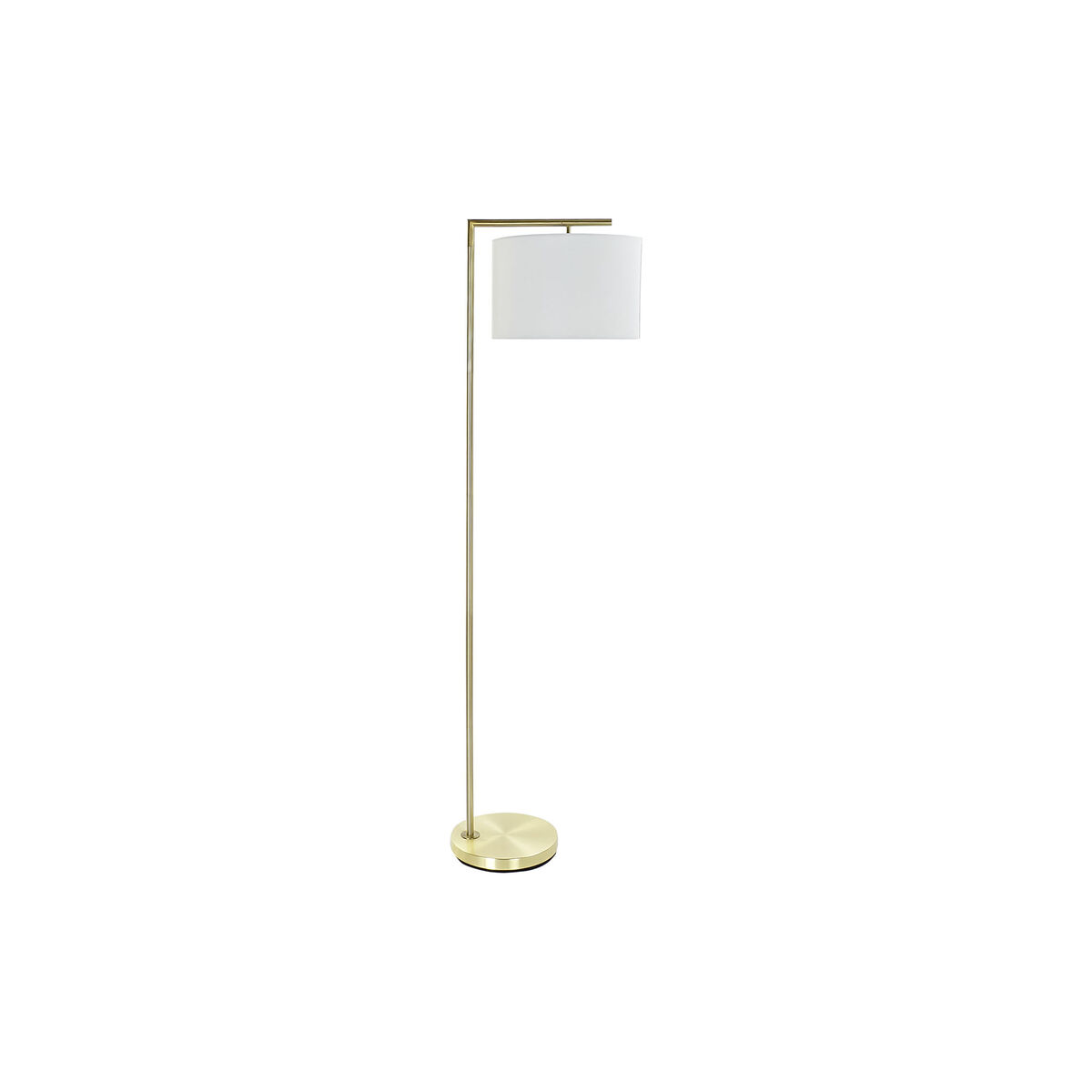 Lampadaire DKD Home Decor 35 x 44 x 159 cm Doré Métal Blanc 220 V 50 W