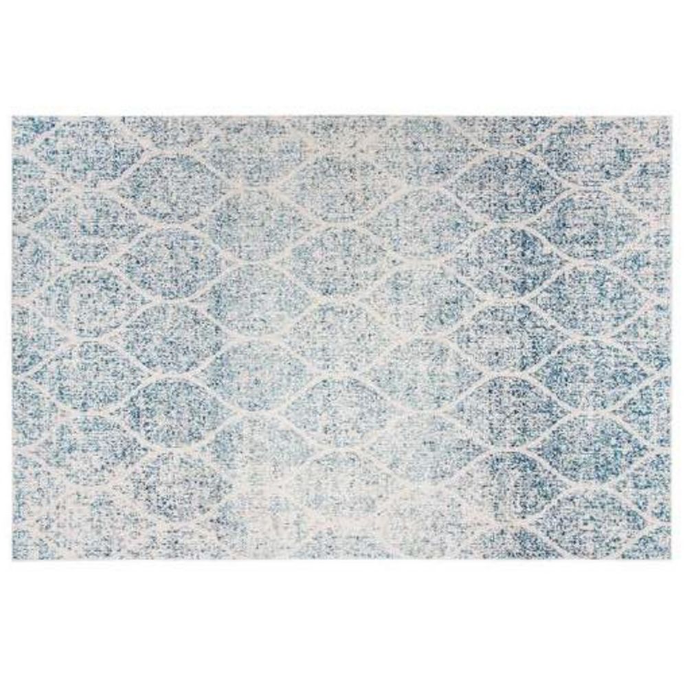 Carpet DKD Home Decor Blue Cotton Chenille (120 x 180 x 1 cm)
