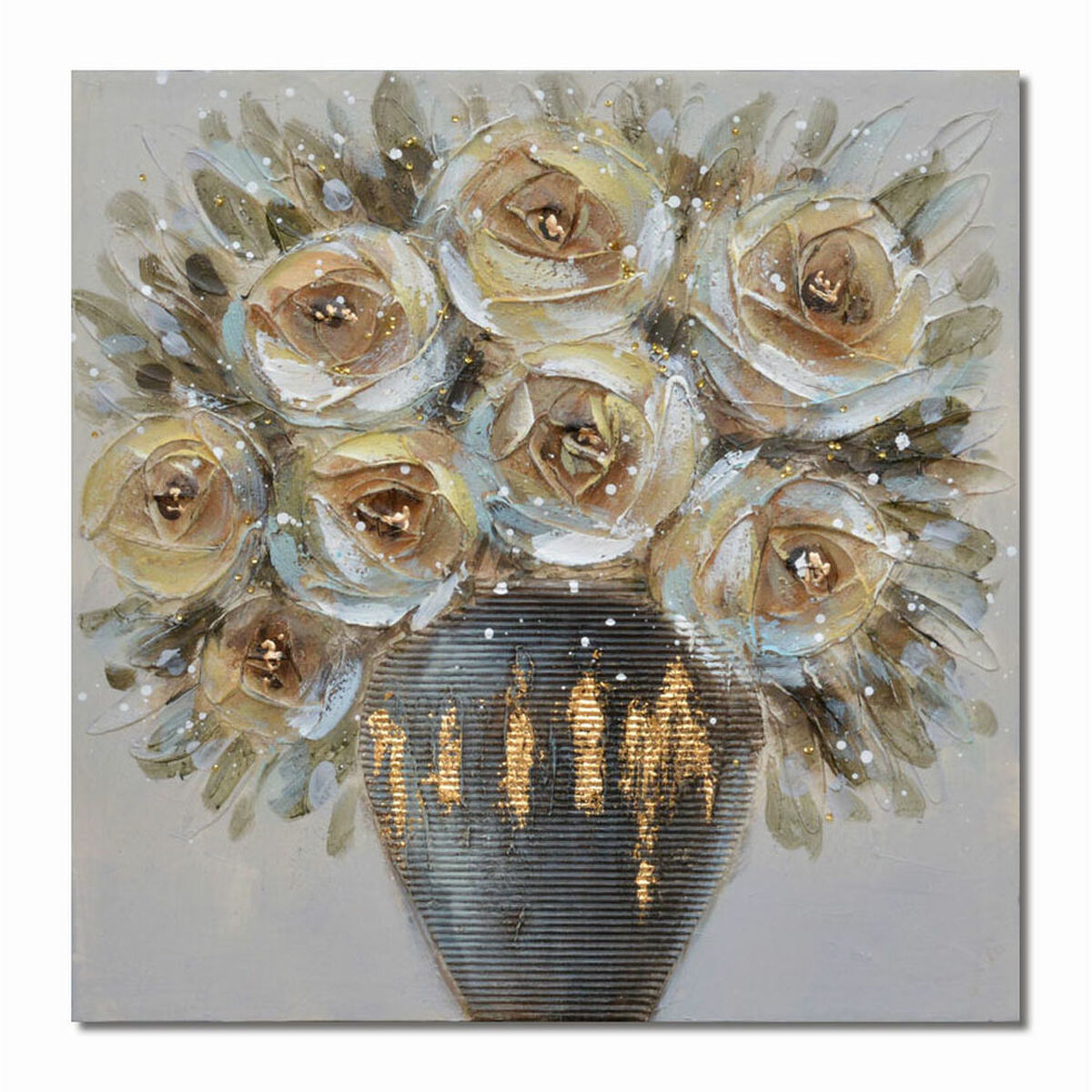 Cadre DKD Home Decor Vase (50 x 2.5 x 50 cm) (2 pcs)