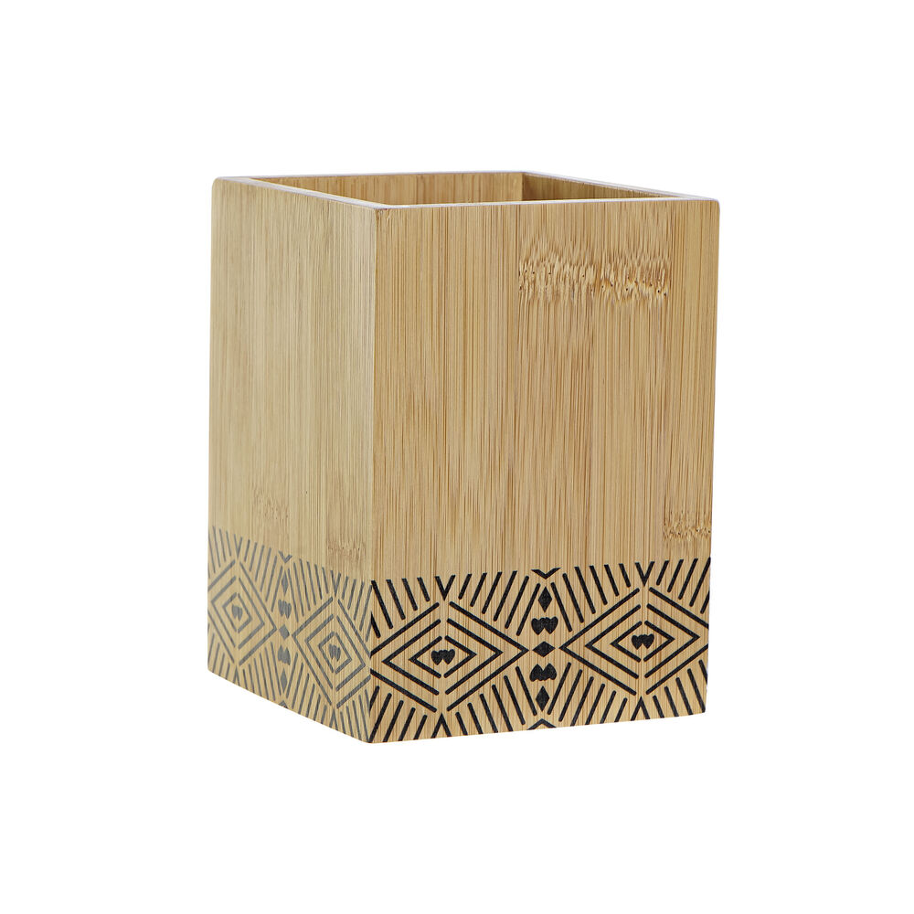 Multi-purpose basket DKD Home Decor Bamboo (10 x 10 x 13.5 cm)